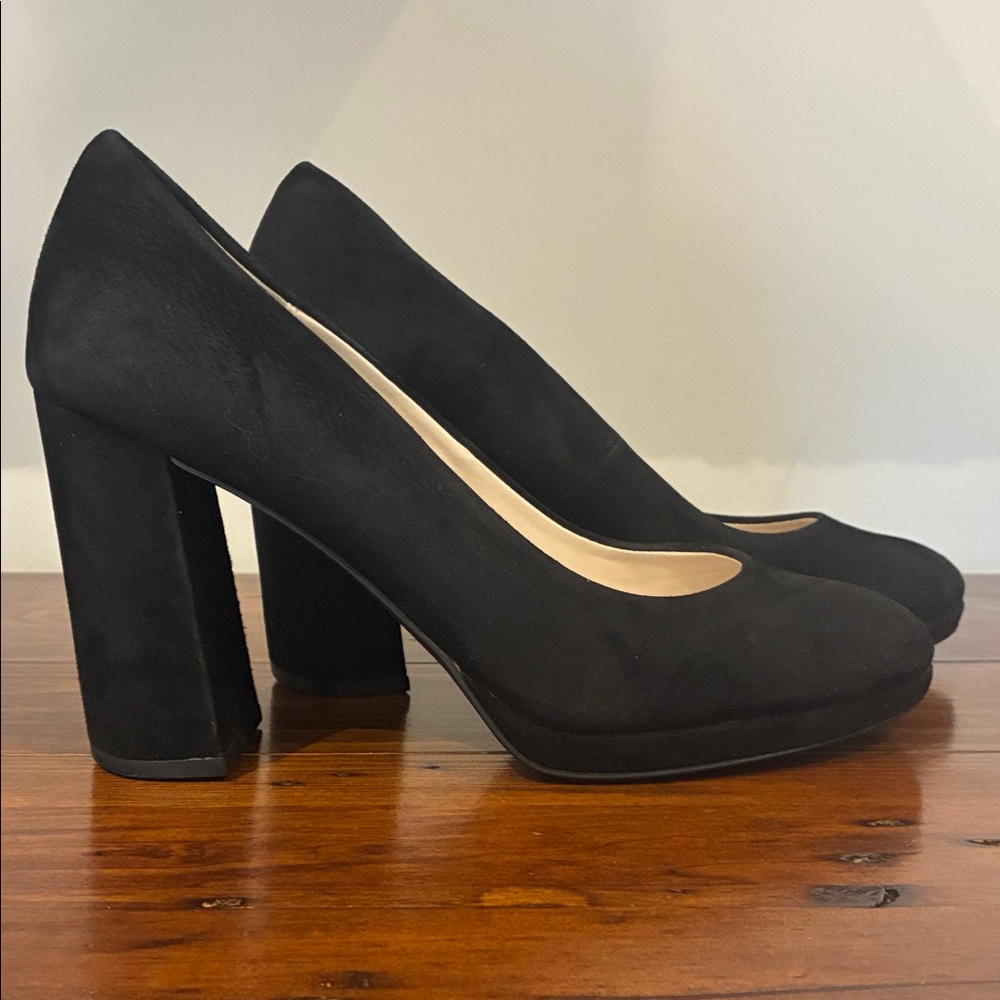 Cole HaanSuede Women's Block Heel